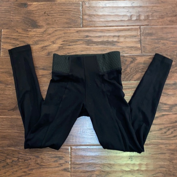 Topshop Pants - Topshop Nordstrom black leggings tights elastic high waistband skinny leg size 2
